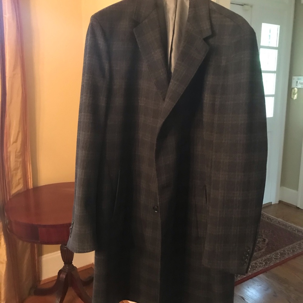 Men’s Wool Dress Overcoat - lightweight.